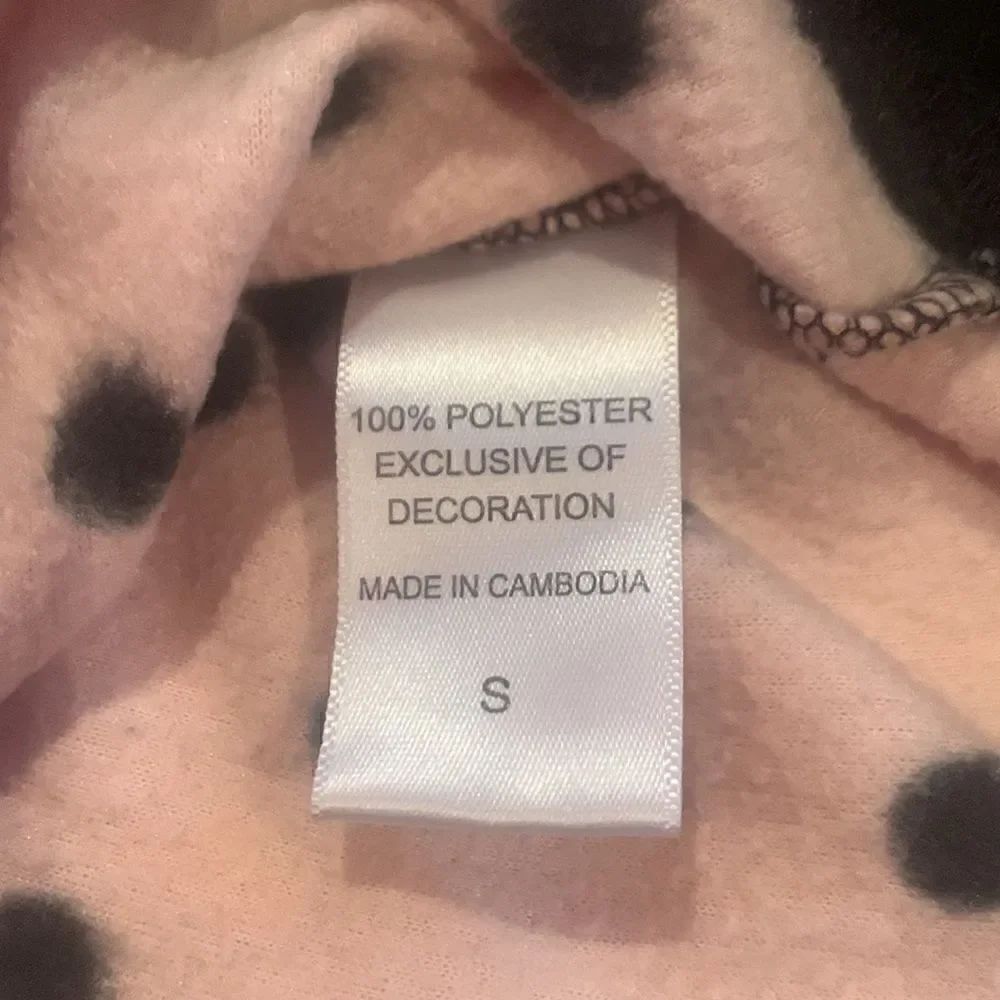 Betsey Johnson Women’s Sweater Size S Pink and Black Polka Dot  Size Small - Picture 4 of 8